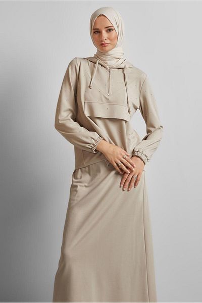 Alvina Stone Skirt Tracksuit Set 45633