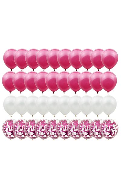 Choice Other 12INCH QQ274-3JJ 43PCS 12Inches Confetti Balloons Macaroon Latex Ballon Anniversary Wedding Bi