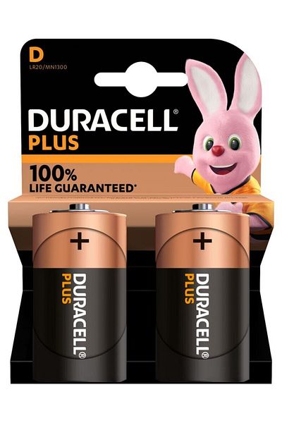Duracell | Plus MN1300 | D | Alcalin | 2 buc.