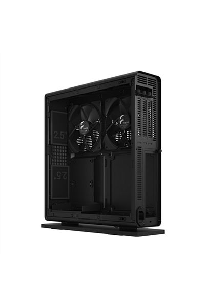 Fractal Design | Ridge | FD-C-RID1N-11 | Czarny | Mini ITX | Zasilacz NIE | SFX, SFX-L