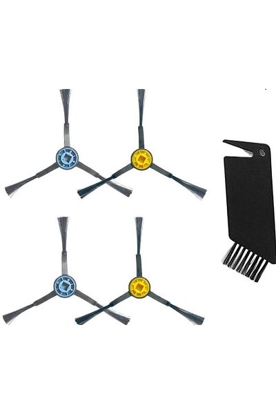 Homidea Midea | Spare Parts Kit: Side Brush×4pcs, Cleaning Brush×1pc for I5C