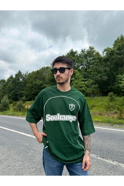 SCSARVİN SOULRANGE Baskılı Parçalı Oversize T-SHIRT PNC 1009