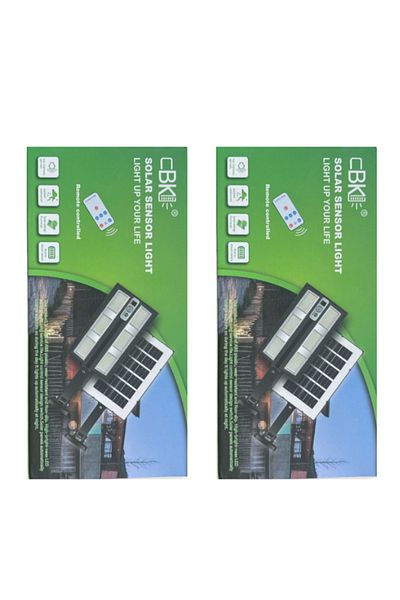 OEM Set of 2 lamps with sensor, solar charging, waterproof, high brightness