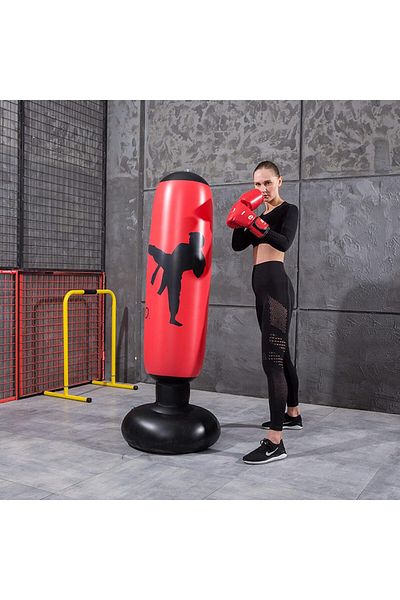 rexa Fitness Punching Bag for Kids, Inflatable Punching Bag Free Standing Boxing Punch Bag