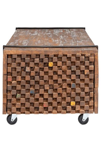 vidaxl Coffee Table 110x45x38 cm Solid Teak Wood
