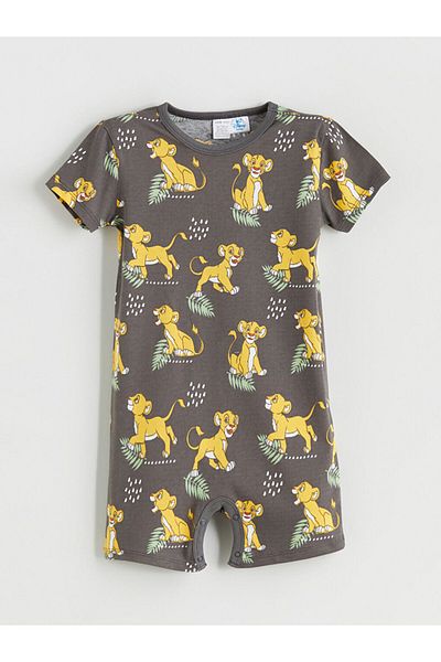LC Waikiki New Season Lion King Printed Baby Boy Jumpsuit 2-Piece - S5Ri02Z1