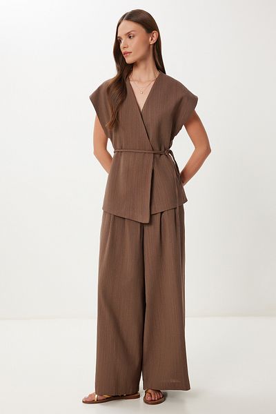 Lovelyİstanbul Linen Vest Trousers Set
