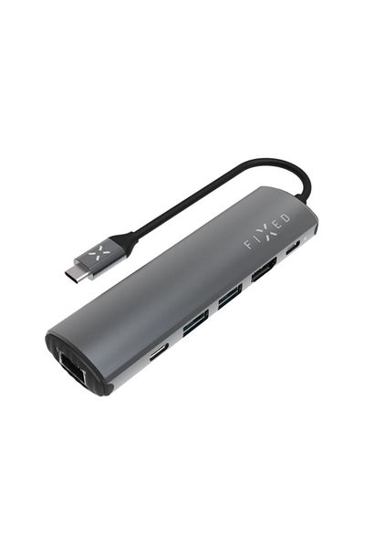 FIXED | 6-portowy USB-C HUB Pro dla laptopów i tabletów