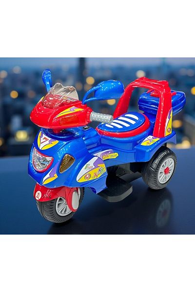 rexa Toyhouse Racing Turbo Bike – 6V Rechargeable Ride-On Motorbike for Kids (94 x 50.1 x 62.7 cm)
