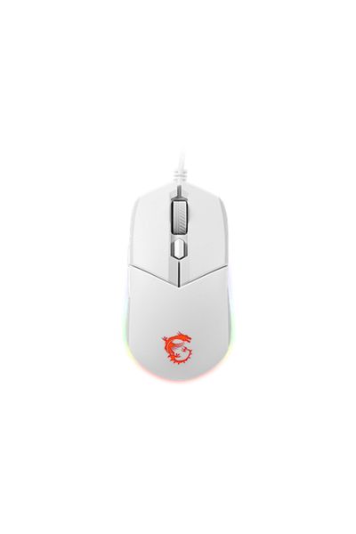 ARMSİLVER MSI | Clutch GM11 | Optyczna | Mysz dla graczy | Biała | Tak