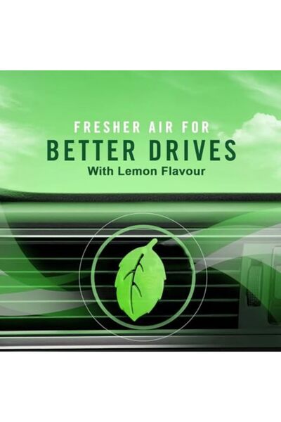 Generic 3D Leaf Mini Car Air Freshener, Long Lasting Natural Fragrance, No Power Needed, Spill Proof, Sleek