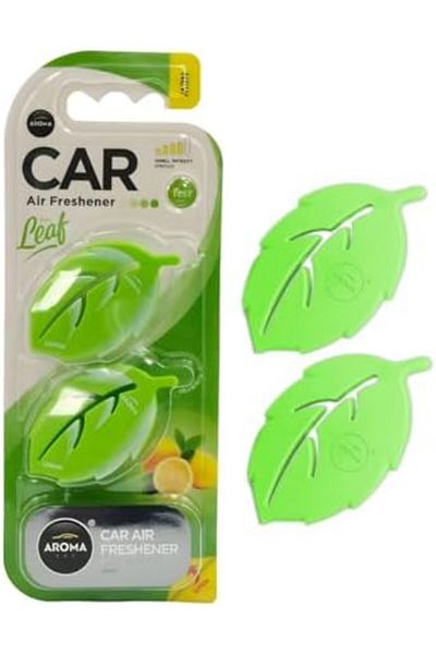 Generic 3D Leaf Mini Car Air Freshener, Long Lasting Natural Fragrance, No Power Needed, Spill Proof, Sleek