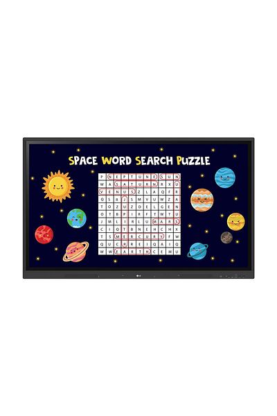 3D FORMED FACE HELGA LG UHD IR-Type Touch Interactive Digital Board | 75TR3DK-B | 75 " | 390 cd/m² | Landscape | 16/7