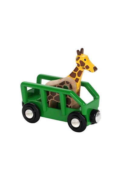 BRIO Safari wagon with giraffe
