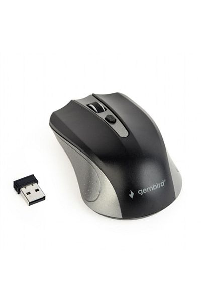 Gembird | MUSW-4B-04-GB | Bezprzewodowa mysz optyczna 2,4 GHz | Mysz optyczna | USB | Szary/czarny