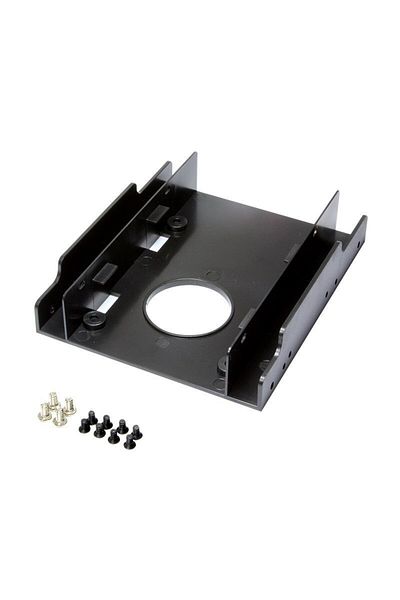 LogiLink | Uchwyt montażowy dla 2,5 HDD/SSD w zatoce 3,5" | Czarny