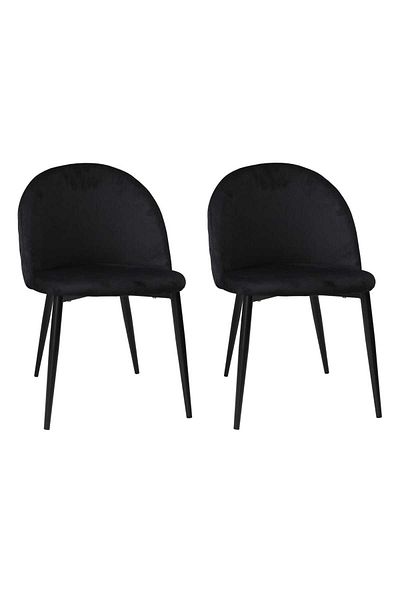 ARTA DOOR Set of 2 Bella Verde Aqua Chairs Black Leg, HoReCa, Kitchen, Living Room, Office, Bedrooms, Hallways