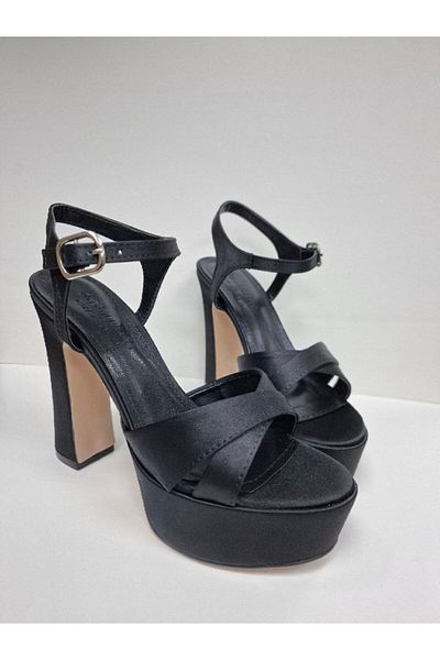 RONX Running Guaranteed 13cm Platform Heels Satin Wedding & Engagement Shoes