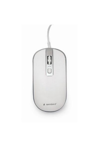Gembird | Mouse optic USB | MUS-4B-06-WS | Mouse optic | Alb/Argintiu