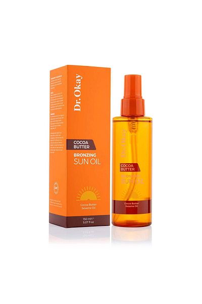 dr.okay Tanning Beach Oil with Cocoa Extract
