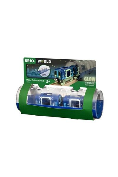 BRIO Subway train with tunnel