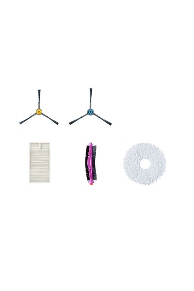 Homidea Midea Spare Parts Kit for V12: 6x Side brushes, 2x Roller brushes, 3x HEPA Filters