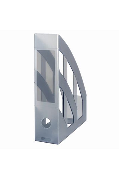 Herlitz File Holder A4, Material Plastic, Classic, Color Translucent Grey