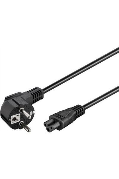 goobay | NK 114 S-180 | Kabel zasilający | Zasilanie IEC 60320 C5 | Zasilanie CEE 7/7 | 1,8 m