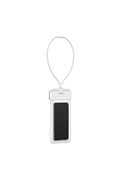Baseus Etui wodoodporne na telefon 7.2'' AquaGlide IPX8 z systemem Slide Lock - białe