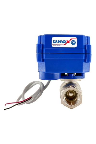 Unox 1/2" Paslanmaz Mini Motorlu Küresel Vana