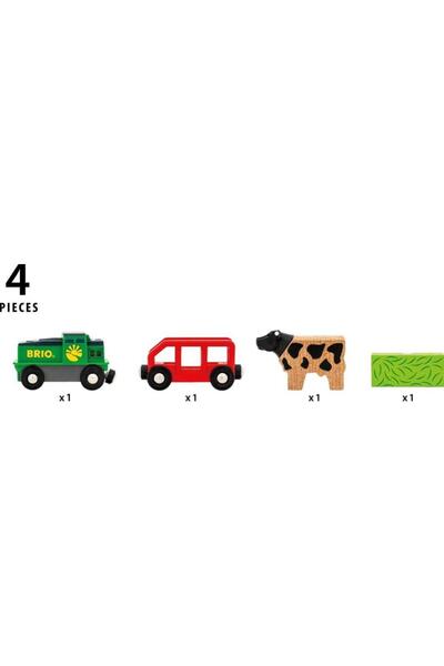BRIO Battery-operated farm train