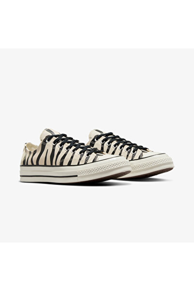 Converse Chuck 70 Zebra Print Unisex Bej Sneaker