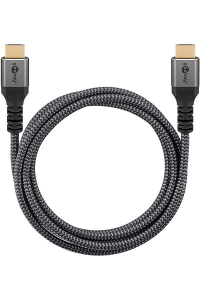 goobay | 64994 Cablu HDMI de mare viteză cu Ethernet | HDMI la HDMI | 2 m