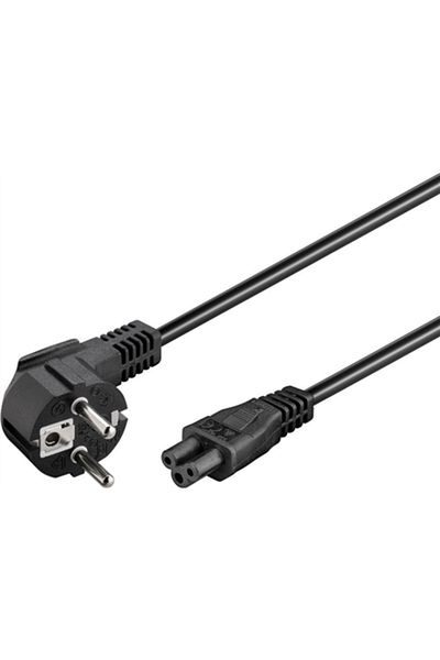 goobay | NK 114 S-180 | Kabel zasilający | Zasilanie IEC 60320 C5 | Zasilanie CEE 7/7 | 1,8 m