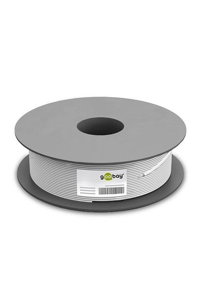 goobay | CAT 6 | Kabel masowy | SFTP, PiMF | Szary | 100 m