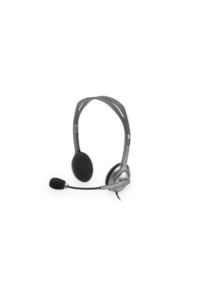 logitech | Stereofoniczny zestaw słuchawkowy | H111 | Wbudowany mikrofon | 3,5 mm | Szary