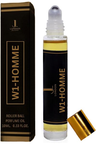 JAN LONDON Essential Attar Oil 10ml | Non-Alcoholic Unisex Roll-On | Inspired by Dunhill Desire Red (W1-HOMME)