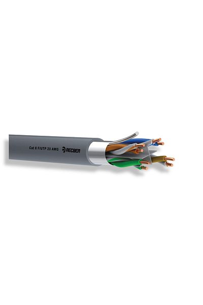REÇBER RECBER CABLU SFTP CAT6 GBIT 250MHz 23AWG GRI