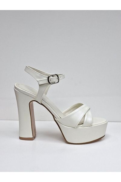 RONX Running Guaranteed 13cm Platform Heels Satin Wedding & Engagement Shoes