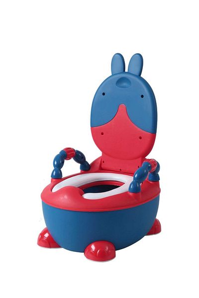 rexa Cute Baby Potty Toilet – PU Cushion with Handrail for Safe Toilet Training 38x26x44 cm