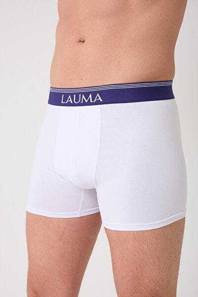 LAUMA Чоловічі білі боксери, упаковка з 6 штук