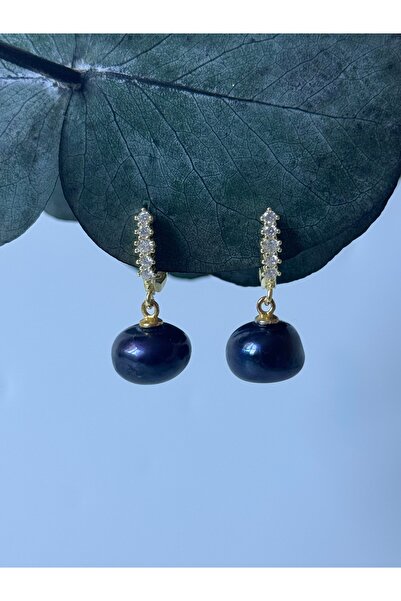 DURAN TAKI TASARIM Gerçek İnci Gümüş Küpe