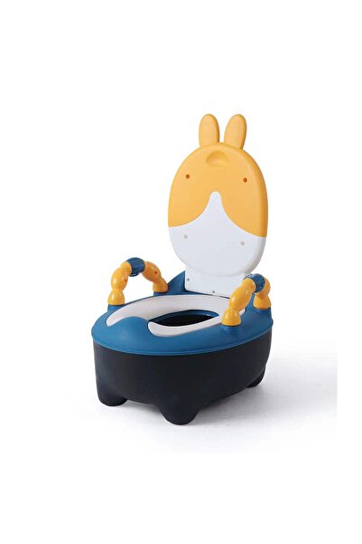 rexa مرحاض لطيف للأطفال - وسادة من البولي يوريثان مع درابزين للتدريب الآمن عل...