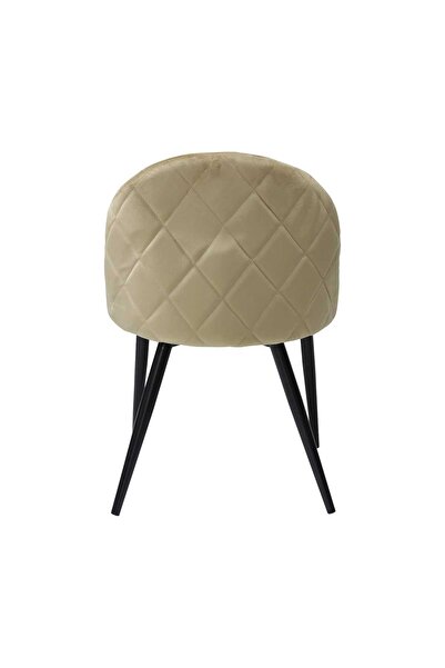 ARTA DOOR Set of 2 Bella Cream Chairs, Black Leg, HoReCa, Kitchen, Living Room, Office, Bedrooms, Hallways