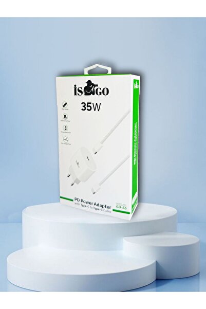 İsego Typce Typce iPhone layting 35W şarj orjinal örgü kablo