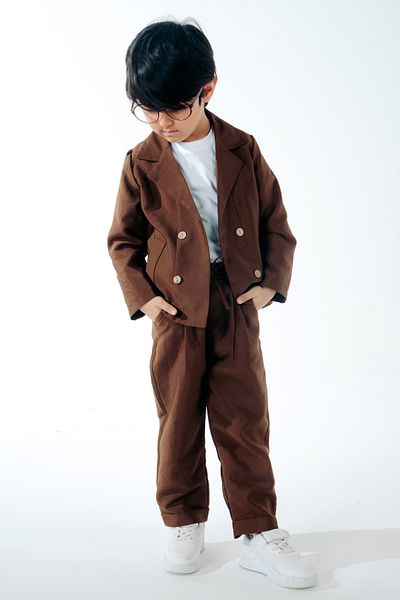 tinytrends Boy's Double Breasted 3-Piece Suit