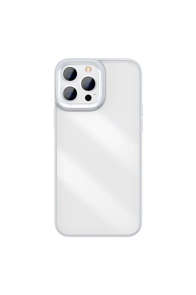 Baseus Pancerne odporne etui do iPhone 13 Pro z żelową ramką szary