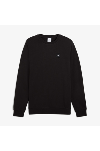Puma Ess Elevated Crew Erkek Siyah Sweatshirt