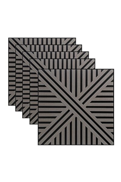 Naimeed Company Set de 5 panouri acustice decorative, MDF și fetru, Naimeed D...