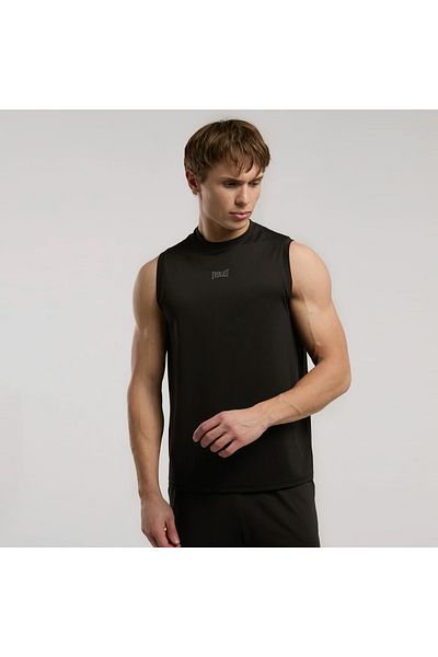 EVERLAST قميص Everfit Training Essentials للرجال باللون الأسود